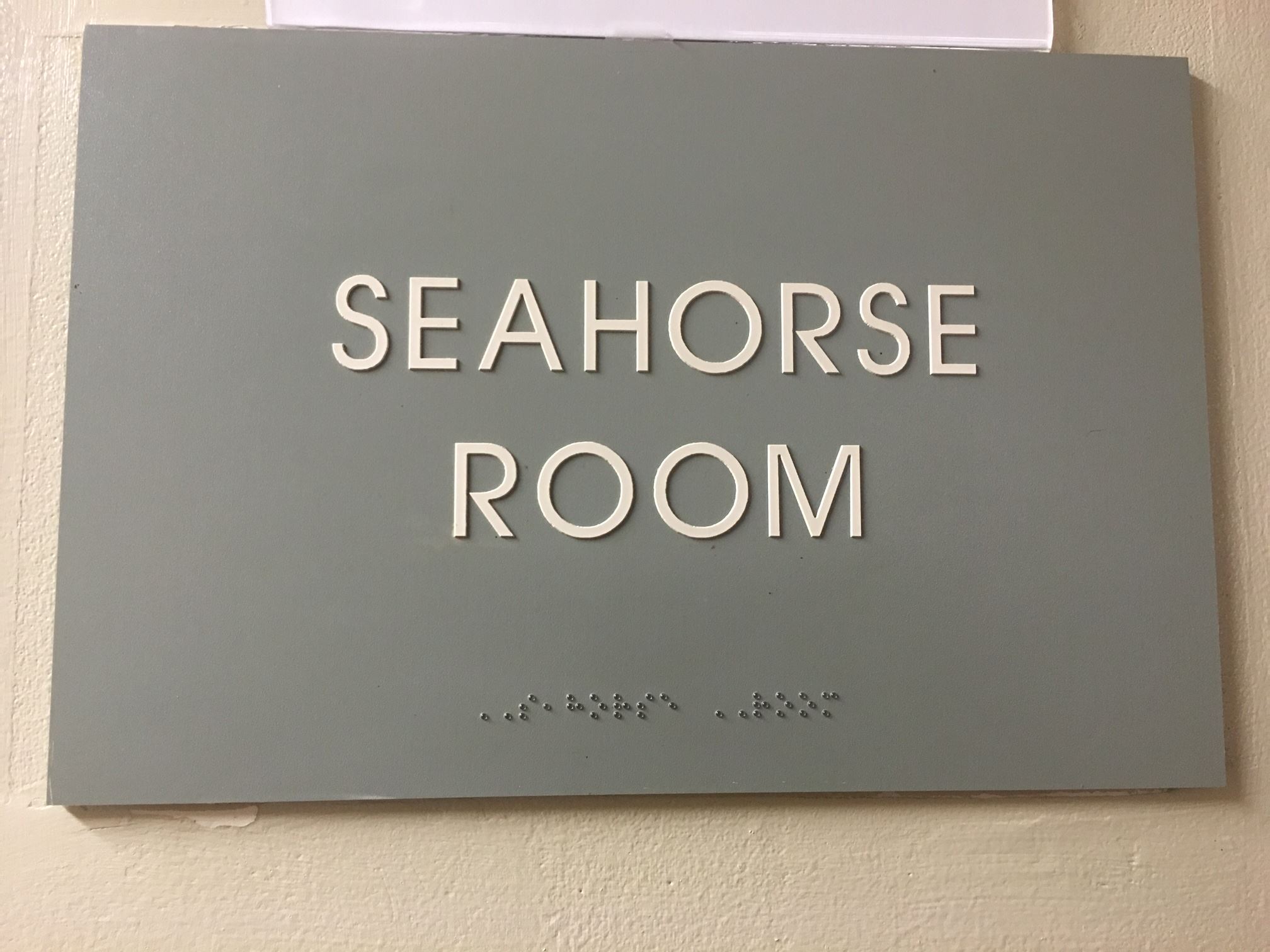 Seahorse Sign