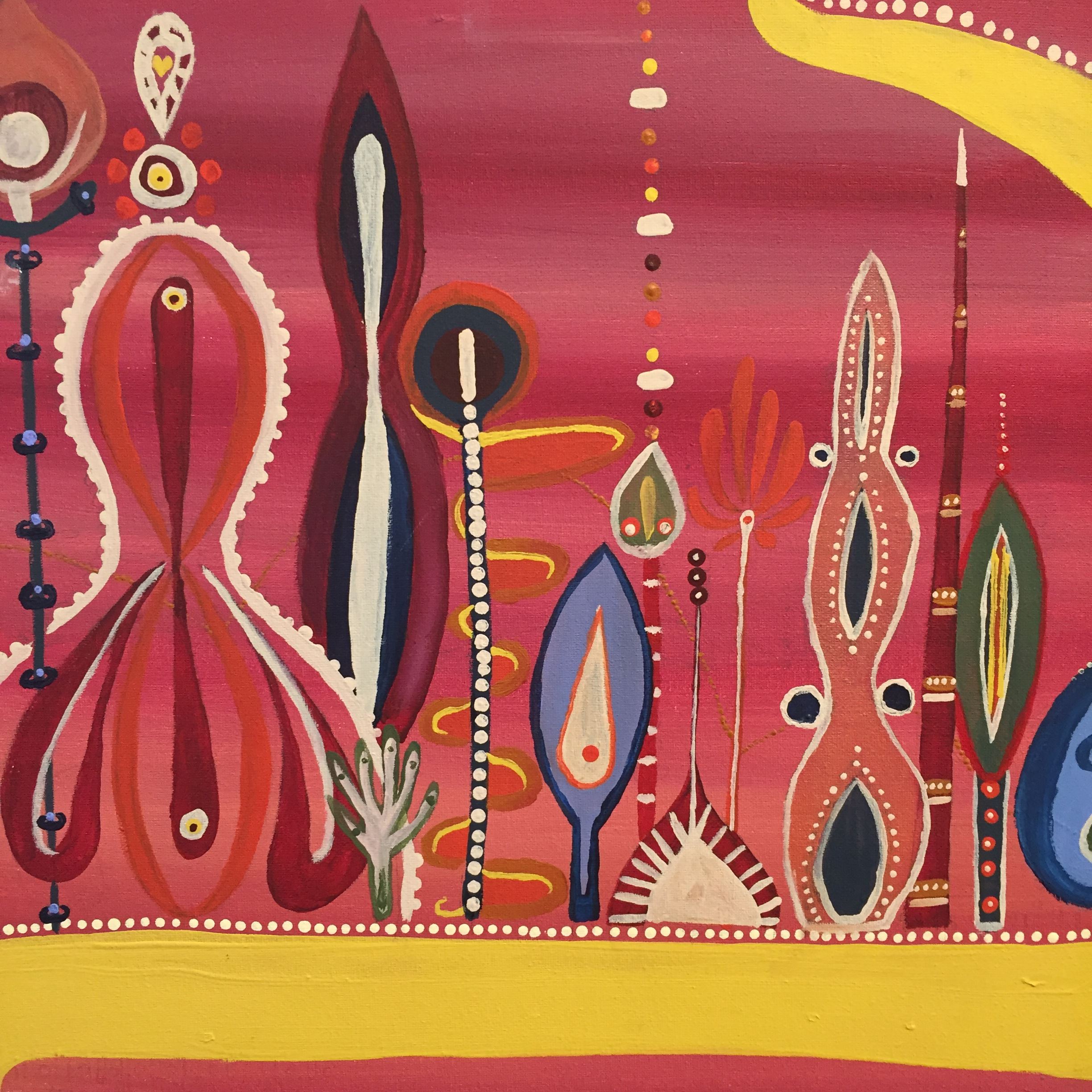 Colorful abstract painting