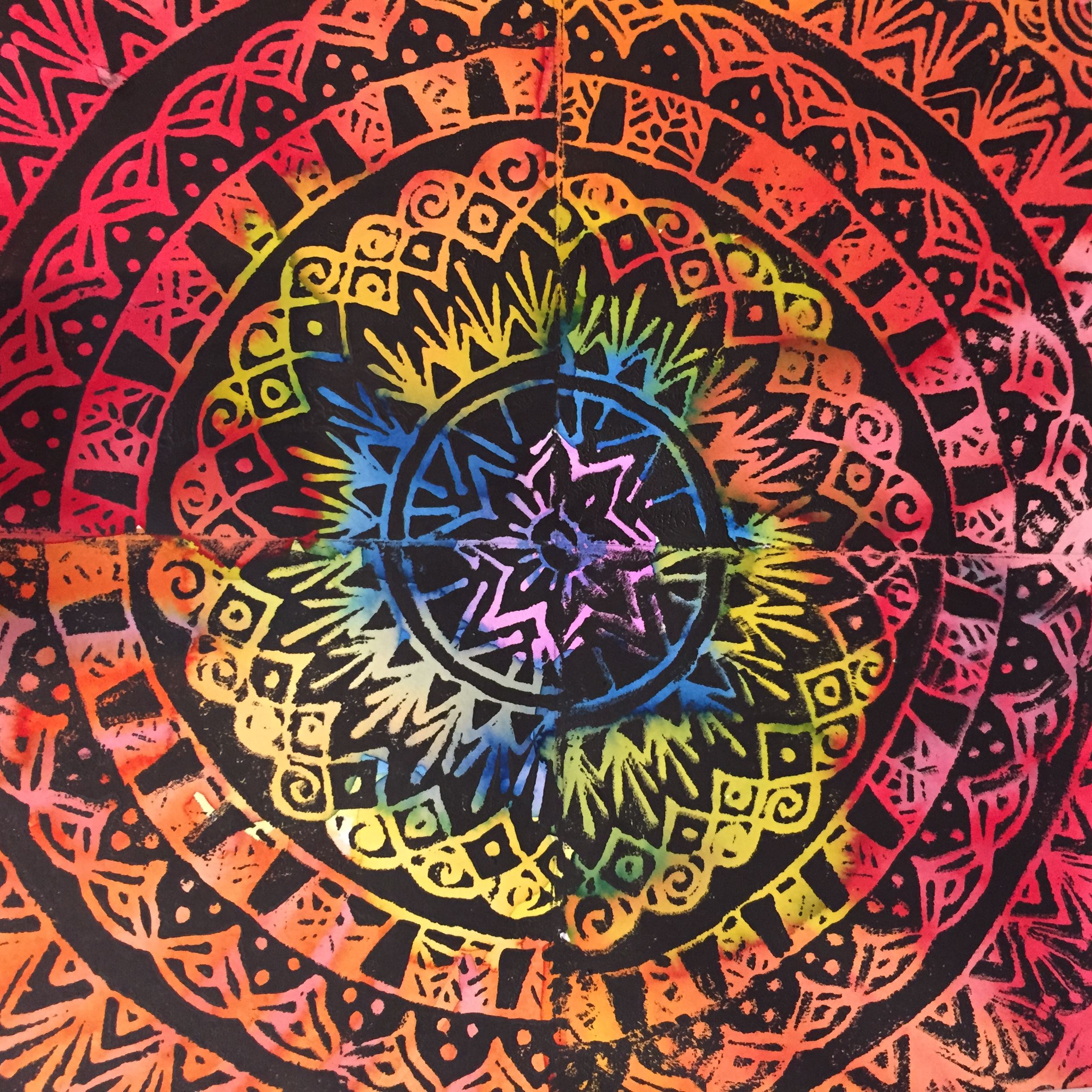 Colorful abstract painting