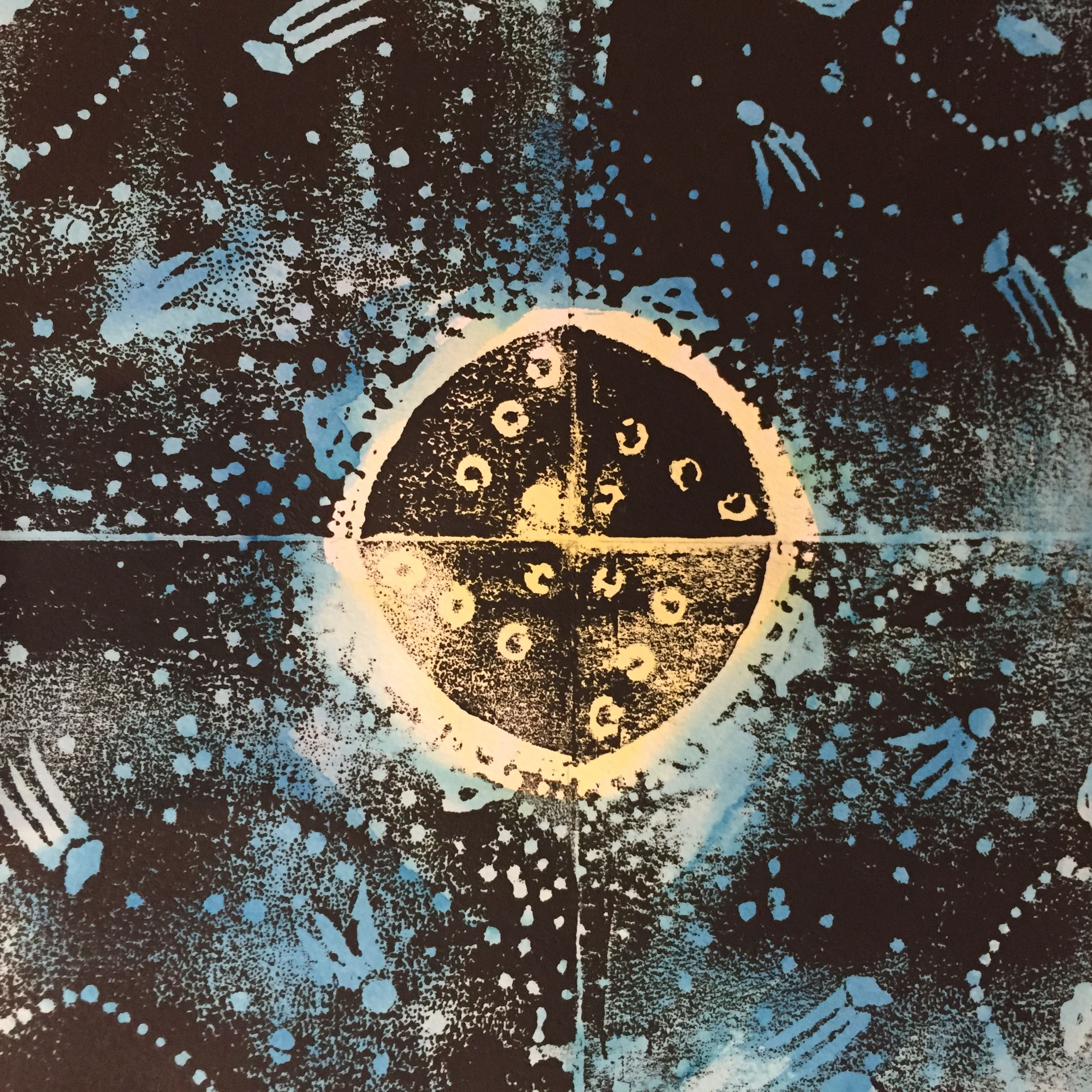 Colorful abstract painting