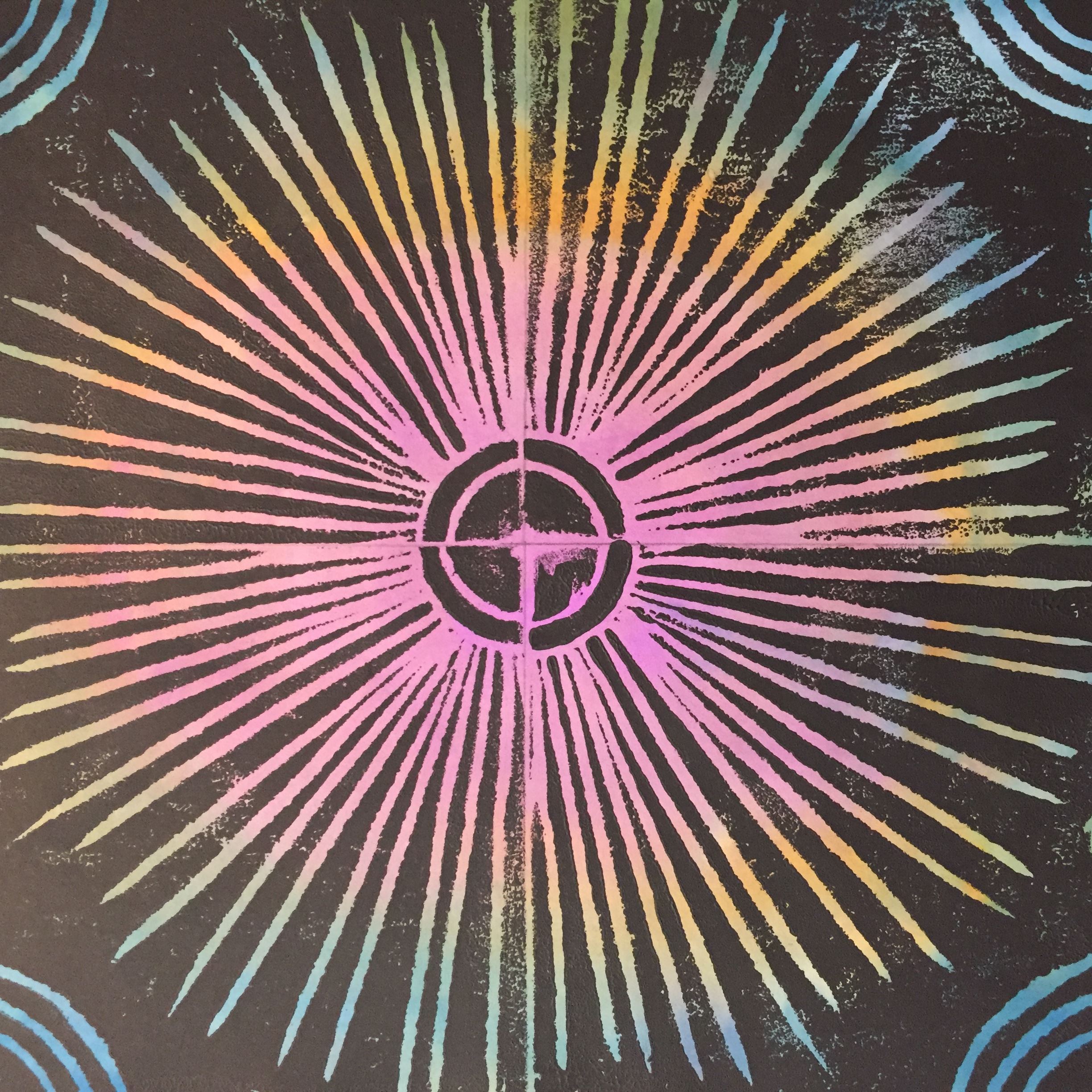 Colorful abstract painting