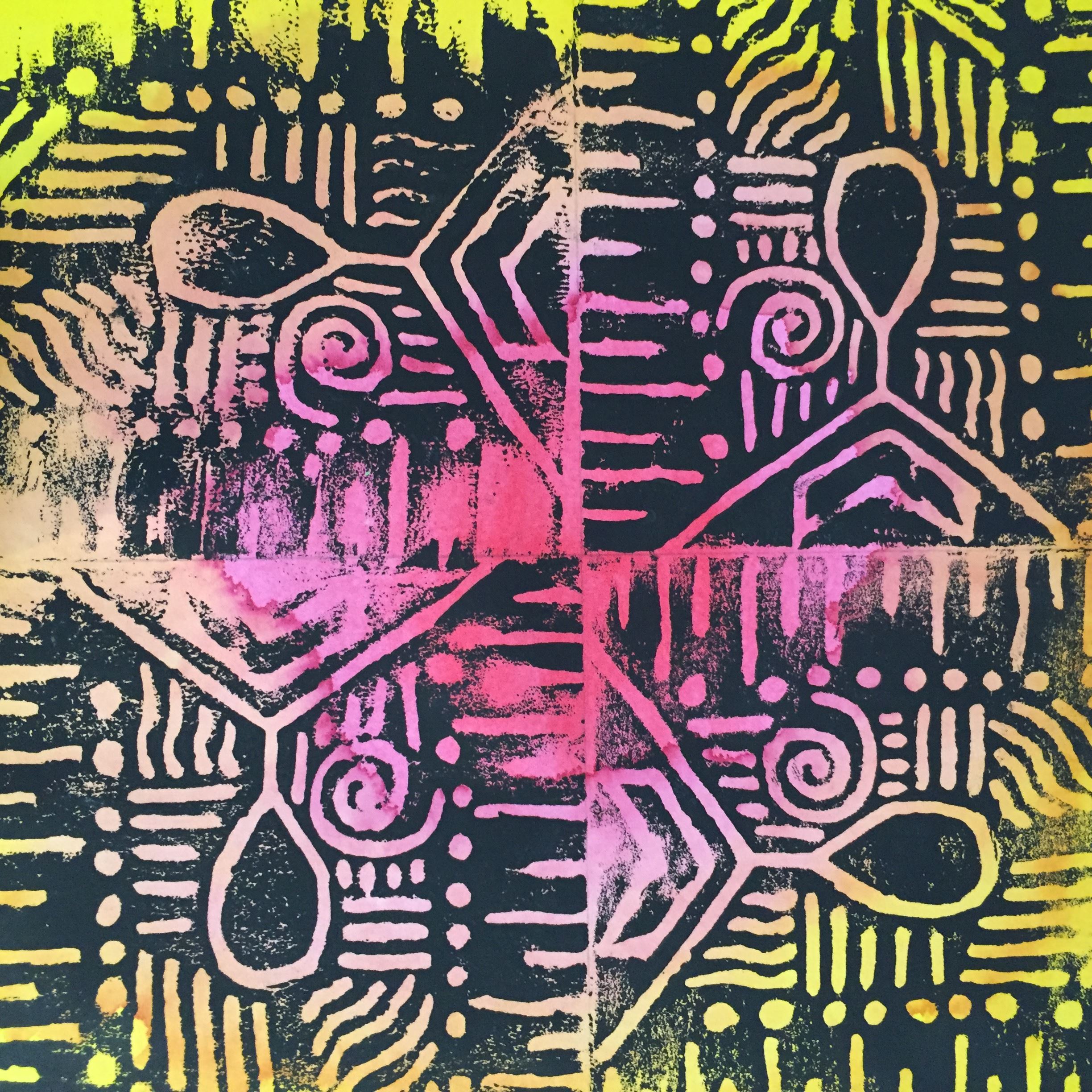 Colorful abstract painting